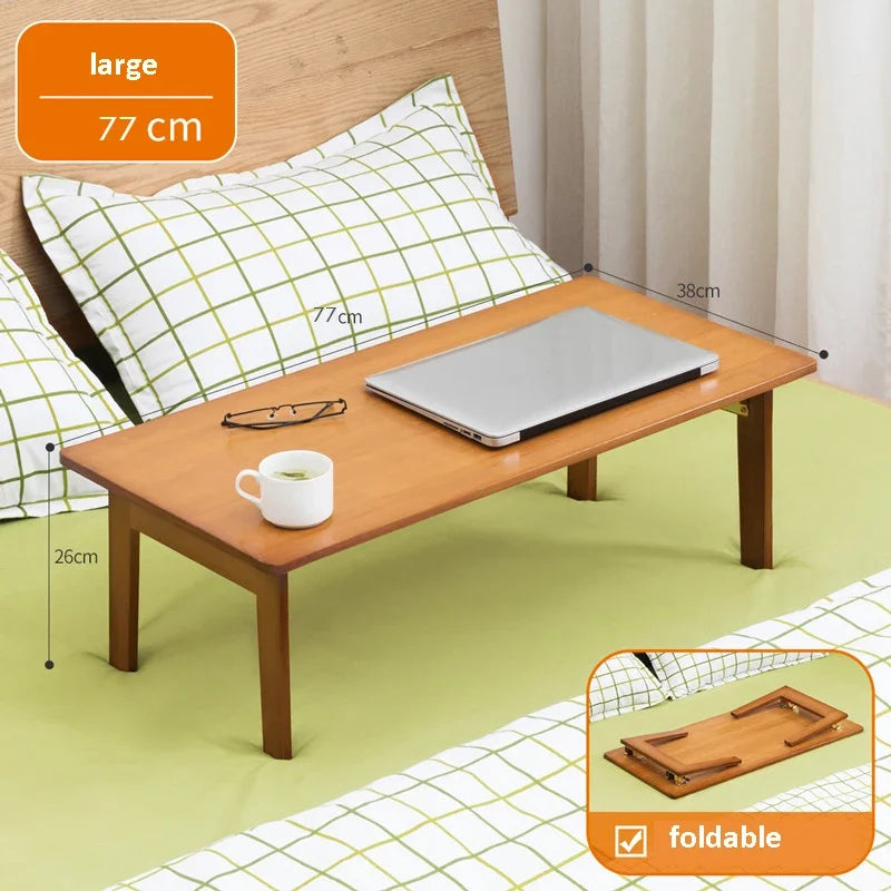 Foldable Laptop Desk Living Room Dining Apartment Tea Table Simple Modern Table Minimalist Baboo Coffee Table