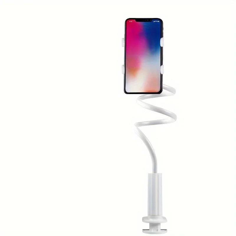 Desktop phone stand, flexible for live streaming and binge-watching TV shows. Headrest-style sofa stand for lazy people..