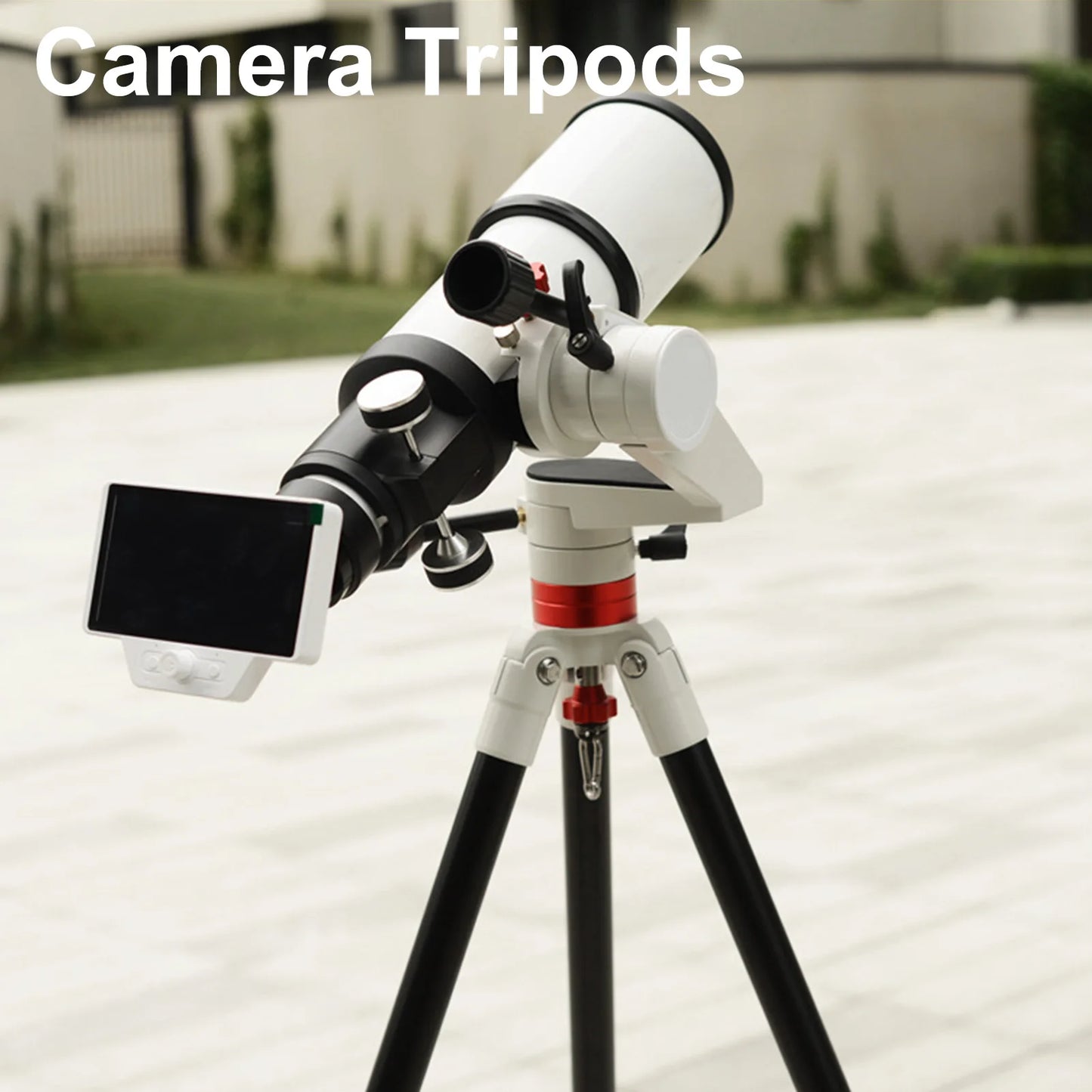 Astronomical Telescope Tripod 2 Sections Adjustable 3/8 Inch Interface 15KG Loading Astronomical Telescope Stand Tripod Tripod