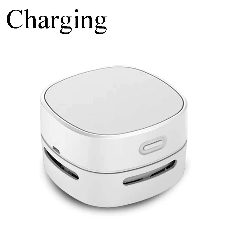 Mini Desktop Vacuum Cleaner Powerful USB Rechargeable High Suction Crumb Vacuum Detachable Design for Home Office Car