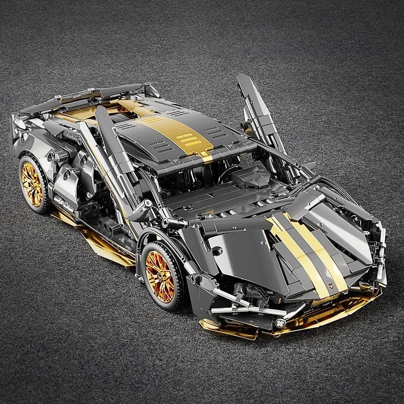 67129 Car MOC 1280pcs Building Blocks Sports Car Model Kit - 1:14 Scale Adult Collectible Construction Toy
