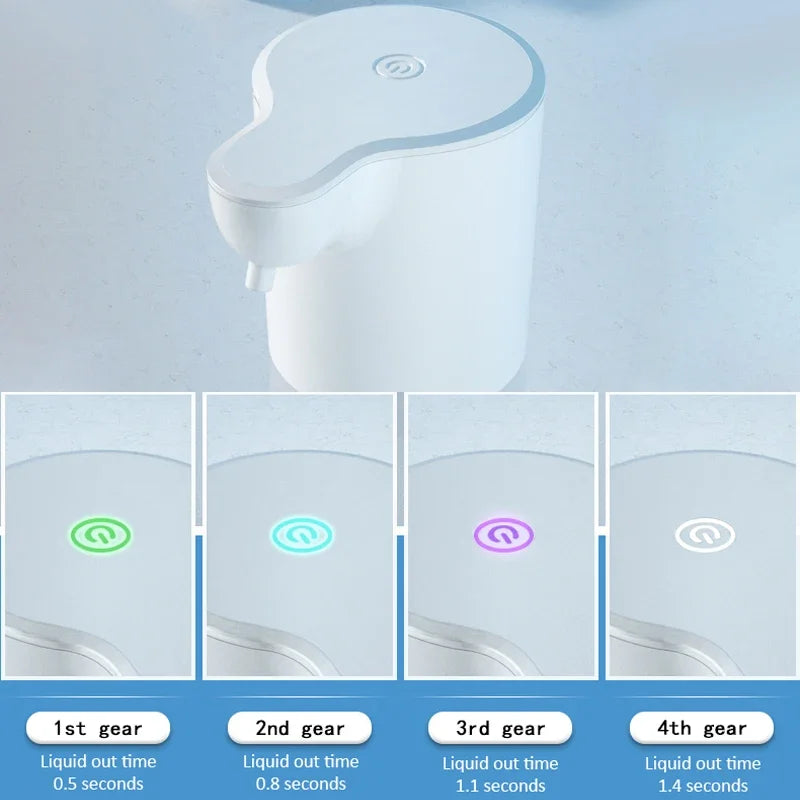 350ML Touchless Automatic Soap Foam Dispenser USB Rechargeable Foam Hand Washer Machine Bathroom Infrared Sensor Soap Dispenser