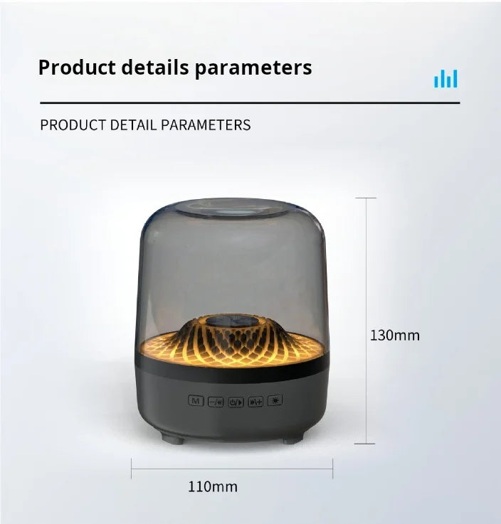Wireless Bluetooth Speakers Portable Loudspeaker panoramic Surround Sound Effec Subwoofer Outdoor Mini Small Speaker LED Lights