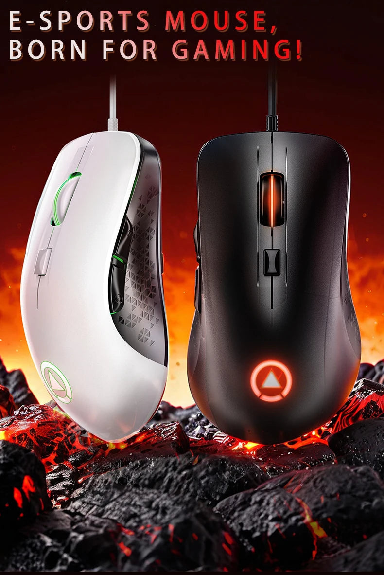 Wired Gaming Mouse Gamer Mouse RGB Backlit Computer Mouse Ergonomic Mause LED Optical USB Mice For PC Laptop