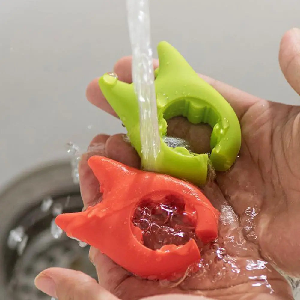 Portable Silicone Anti-overflow Pot Lid Clip Anti-scalding Spoon Holder Support Rack Kitchen Universal Spatula Bracket Clip