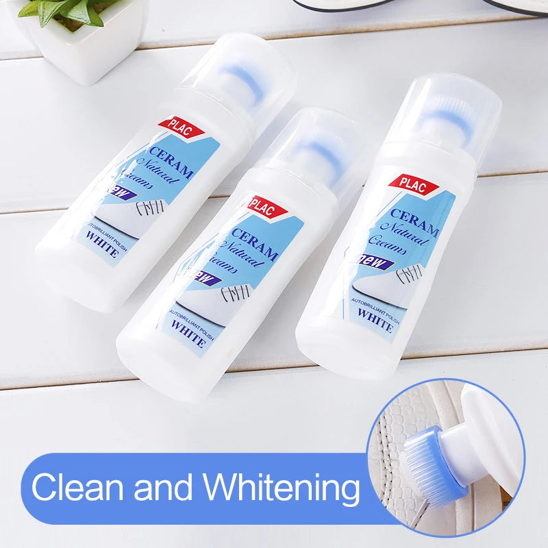 iawesome White Shoes Cleaner Polish Cleaning Tool For Casual Leather Shoe Sneakers Shoe Brushes Spong Supplies Magic Refreshed