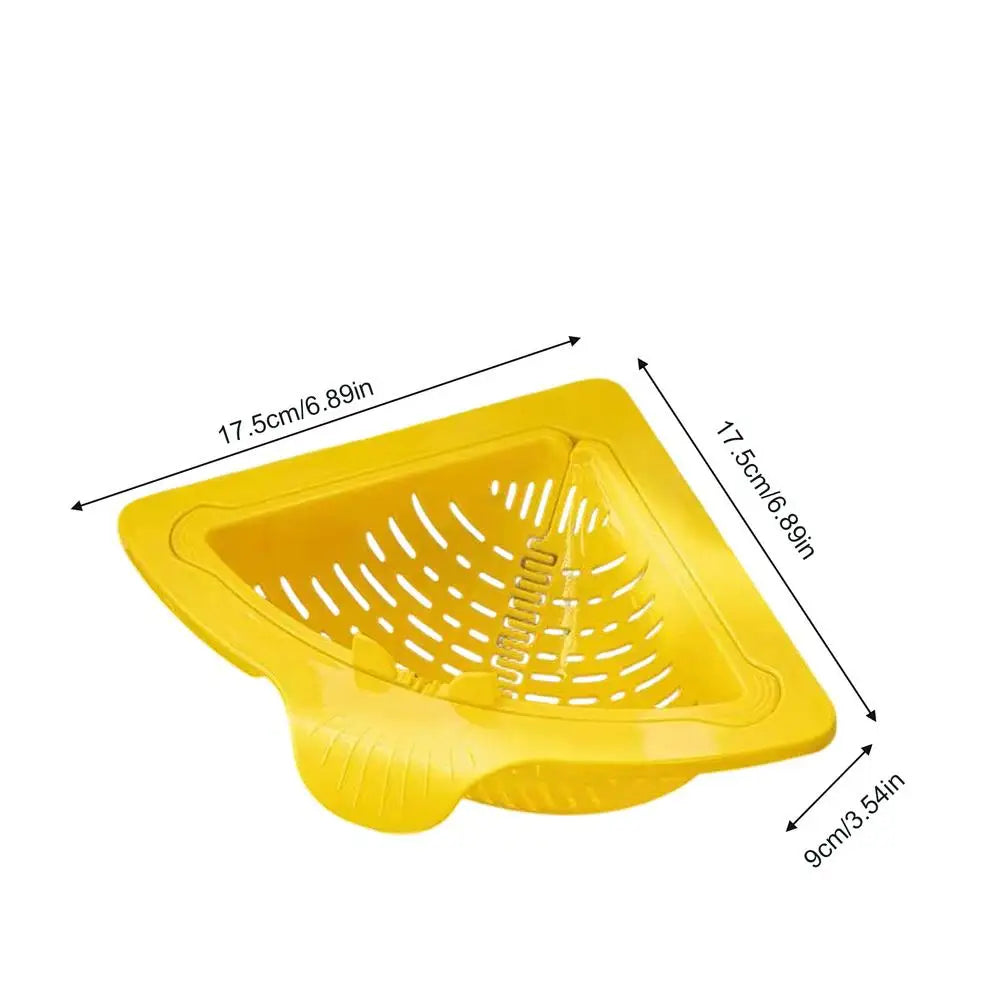 Kitchen Sink Drain Strainer Magnetic Corner Drainer Kitchen Sink Drain Strainer Basket for Garbage Disposal Home Apartment