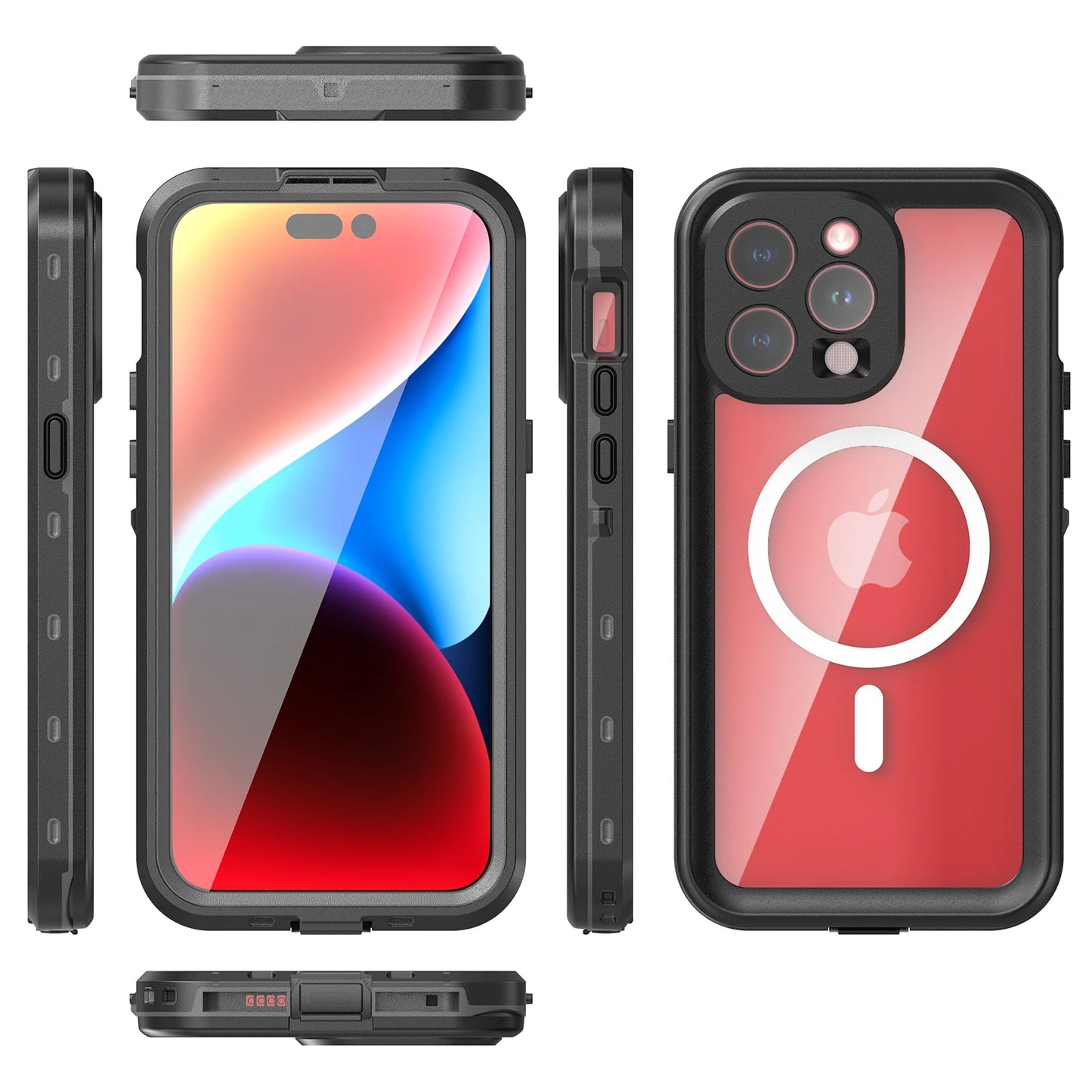 IP68 professional waterproof phone case for iPhone16pro 17 14 15promax Shellbox hot sales 360 full coverage shockproof dustproof