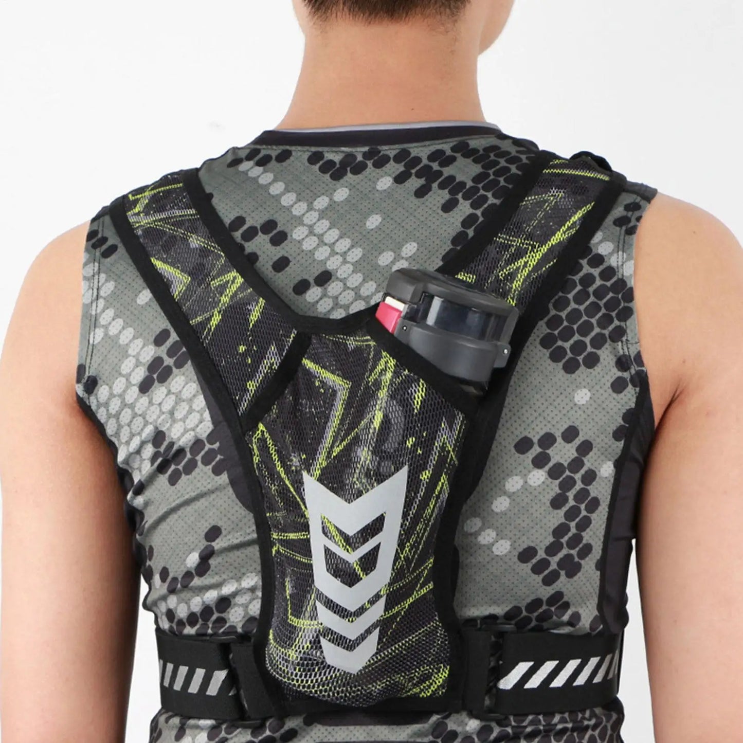 Outdoor Running Backpack Reflective Ultra-light Breathable Vest Trail Running Mobile Phone Backpack Fitness Running Accessories