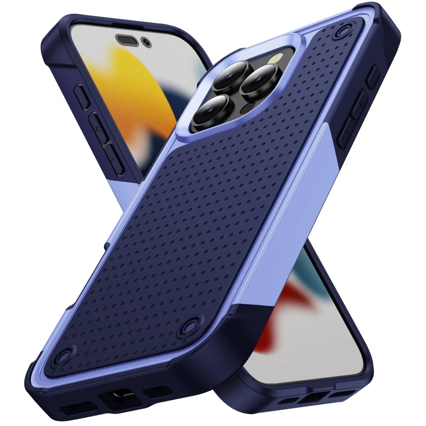 Hybrid Rugged Armor Shockproof Phone Case For iPhone 11 12 13 14 15 16 Pro Max XS XR 8 7 Plus Hard Plastic Frame TPU Back Cover