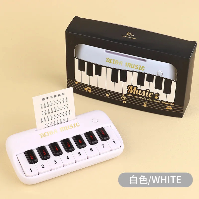 Portable 15 Keys Digital Keyboard Children Mini Electronic Piano Children Musical Instrument Educational Toys for Children Gift