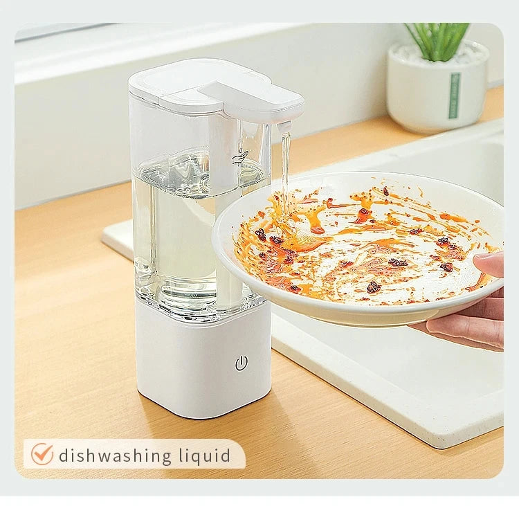 550ML Touchless Liquid Automatic Smart Sense Soap Dispenser Type-C Rechargeable/Battery Electric Hand Sanitizer Washing Machine