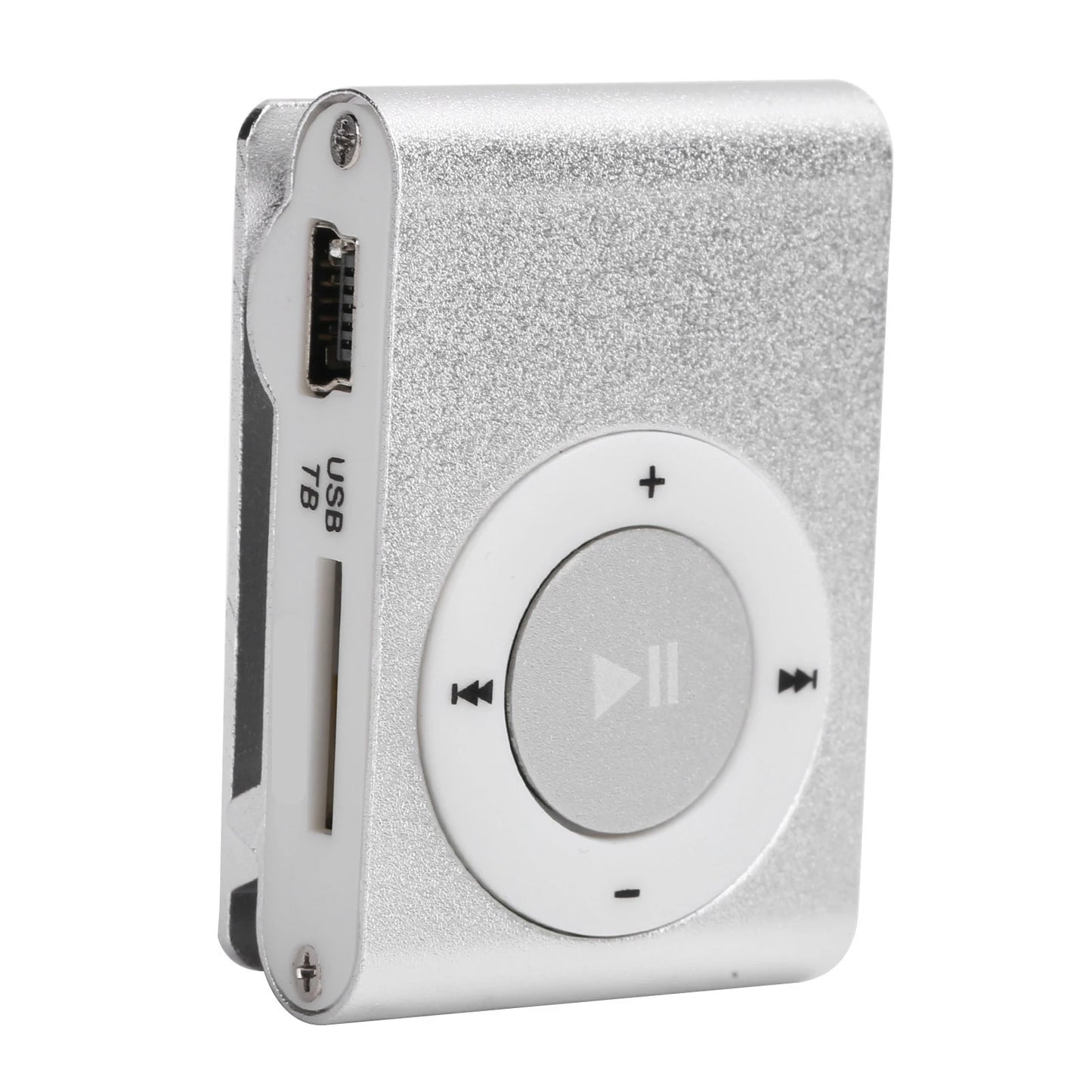Portable MP3  Digital Music Media Player MiniMP3 BackClip Player with Earphone and USB Cable Sports MP3 Player Mini Music Player