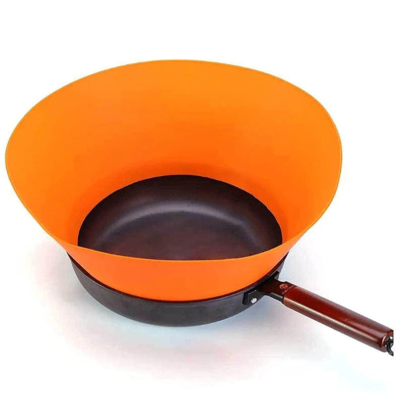 Silicone Splash Pot Lid Anti-Overflow Cover Silicone Pot Cover Splash Oil Cover Oil Screen Ultimate Splatter Guard Fry Pan