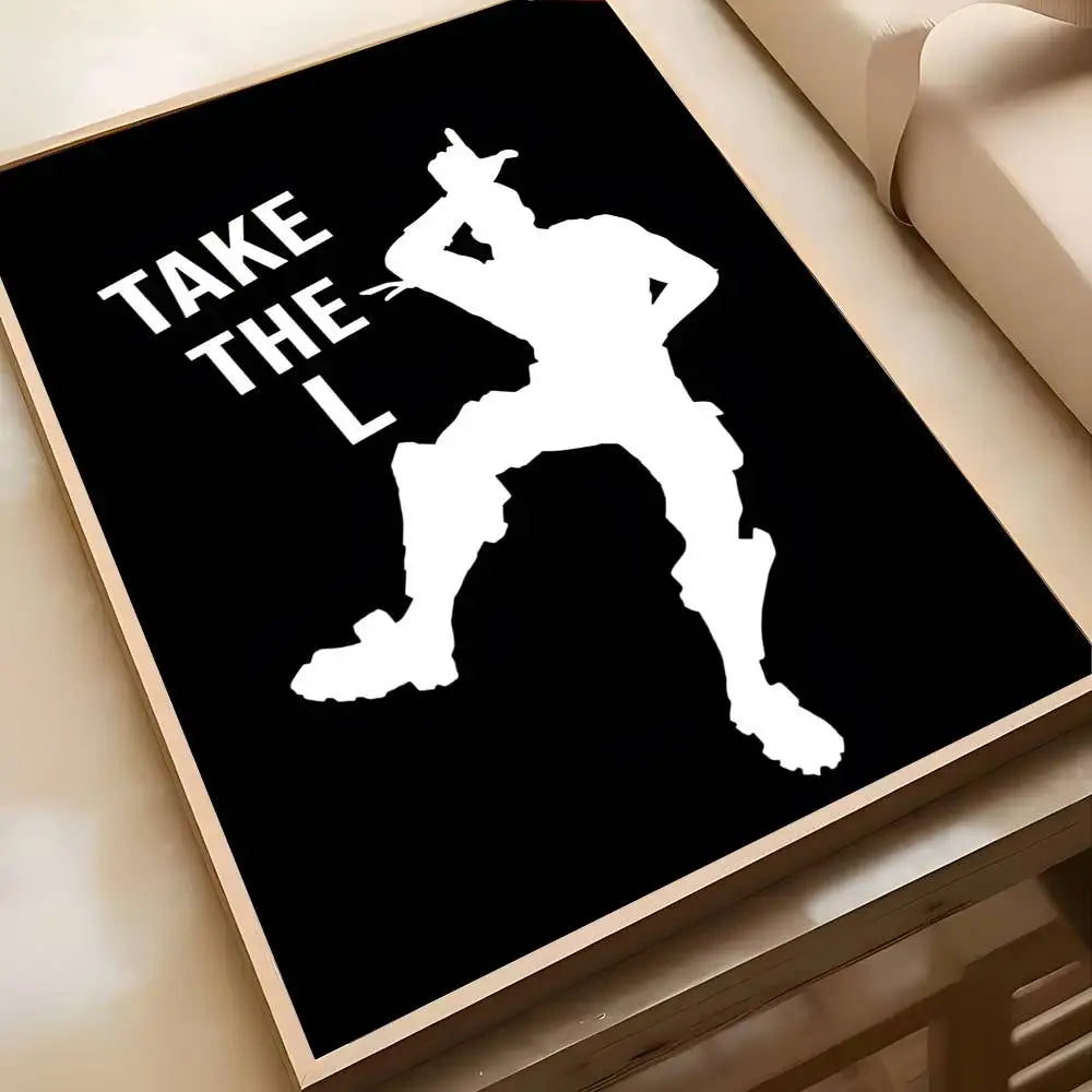 Hot Game F-Fortnites-Wallpaper Cool Poster Art painting poster with prints Home bedroom living room decoration gift