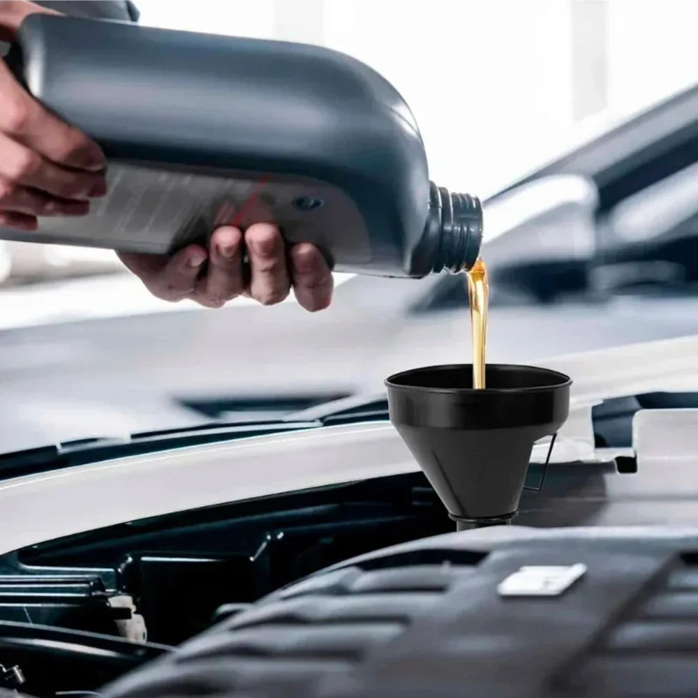 Multi functional car fuel funnel portable refueling funnel for cars and motorcycles, long nozzle, large diameter refueling parts