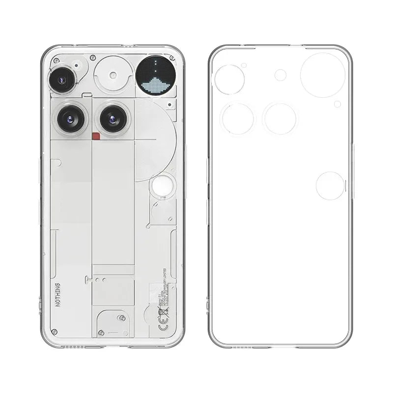 Phone Cases For Nothing Phone 3 5G 2A Plus + 3A Pro 3APro CMF 1 2 Drop Soft Protection Clear Soft TPU Back Cover Carcase Coques