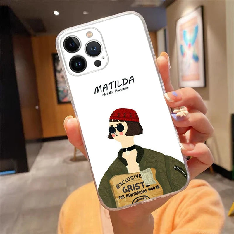 Phone Case For iphone 17 Air 17 16 Pro Max 15 14 13 Pro Max 15 16 Pro 15Plus Leon Matilda Natalie Portman