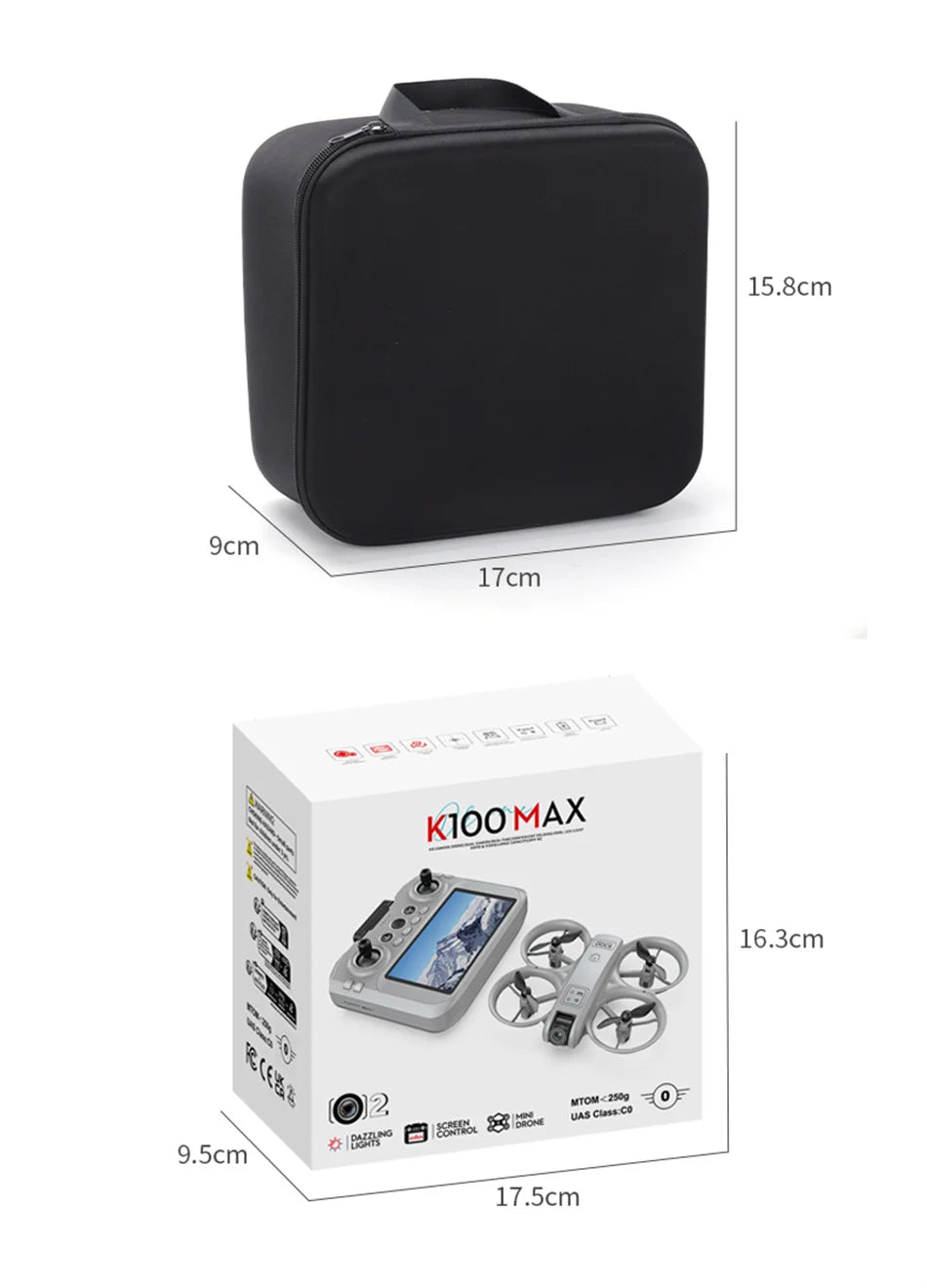 2026 New K100 MINI Drone 8K GPS Professional HD Aerial Photography Remote Control Aircraft HD Dual Camera Quadcopter child Gift