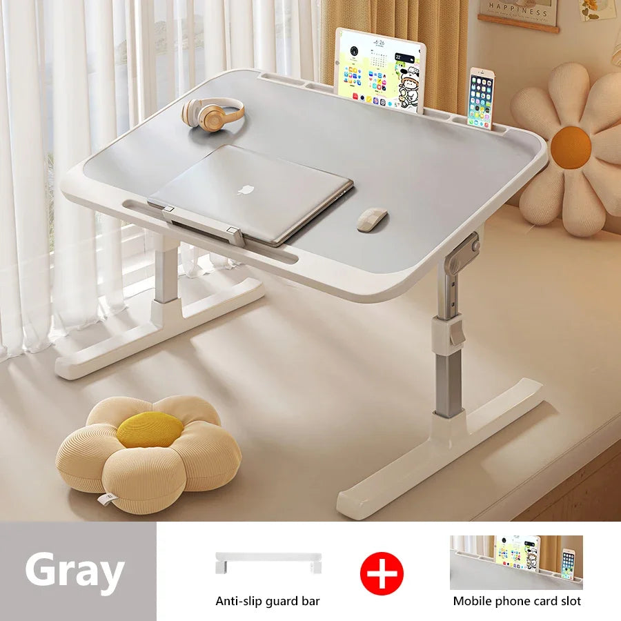 Foldable Bed Desk, Laptop Desk, Adjustable Computer Desk, Office Desk, Children's Study Desk, Bedroom Living Room Desk