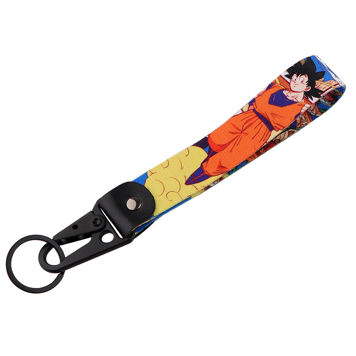 Anime Keychain For Car Motorcycle Cool Boy Short Lanyard Wrist Strap Key Holder Cosplay Accessories Toys Gifts