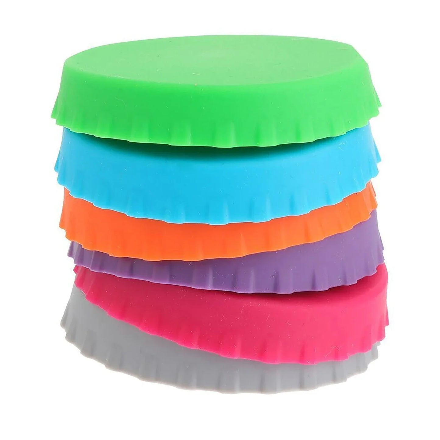 6Pcs Silicone Soda Can Cover Lids Reusable Silicone Soda Can Lids Beer Can Covers Pop Can Covers Spill Proof Silicone Can Covers