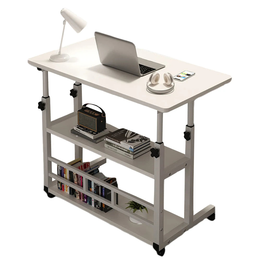 Bedside Table Liftable Computer Desk Minimalist Movable Computer Desk Portable Multi-functional Small Home Office Furniture