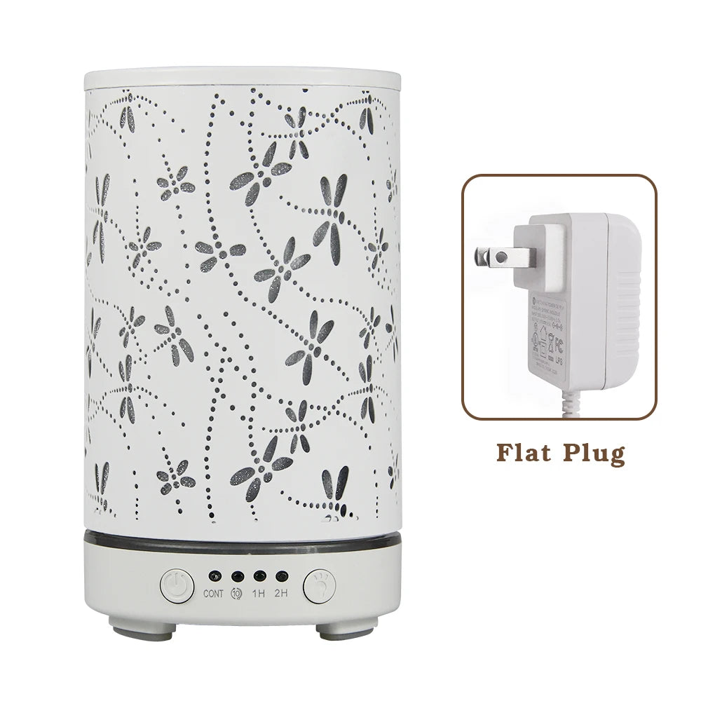 Essential Oil Diffuser 100ML Aroma Diffuser Cool Mist Humidifiers Dragonfly Scent Diffuser with Auto Shut-Off Protection