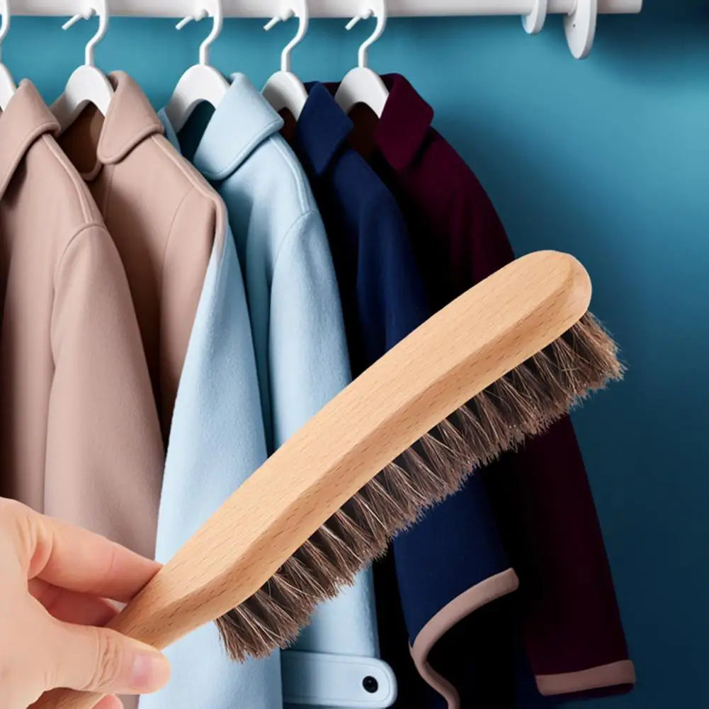 Hat Brush Hat Maintenance Brush Compact Portable Clothes Brush for Felt Cowboy Hats Velvet Furniture with Wooden Handle Pet Hair