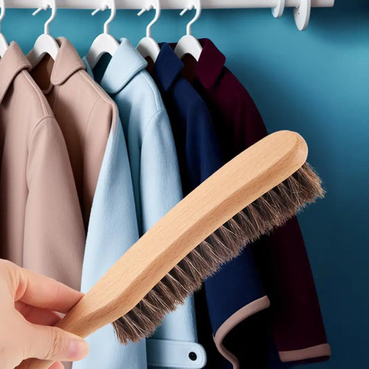 Hat Brush Hat Maintenance Brush Compact Portable Clothes Brush for Felt Cowboy Hats Velvet Furniture with Wooden Handle Pet Hair