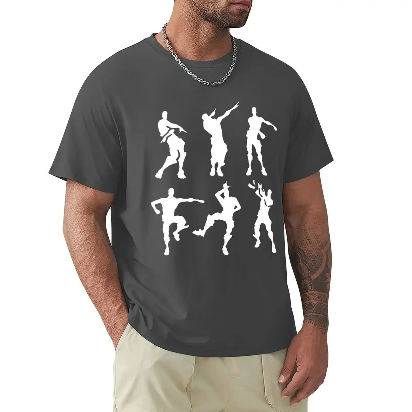 Fortniter Celebrations T Shirt Adult Men's Gaming Dance T-Shirt Discout Hot New Fashion Short Sleeve TShirt Cotton Top Tees
