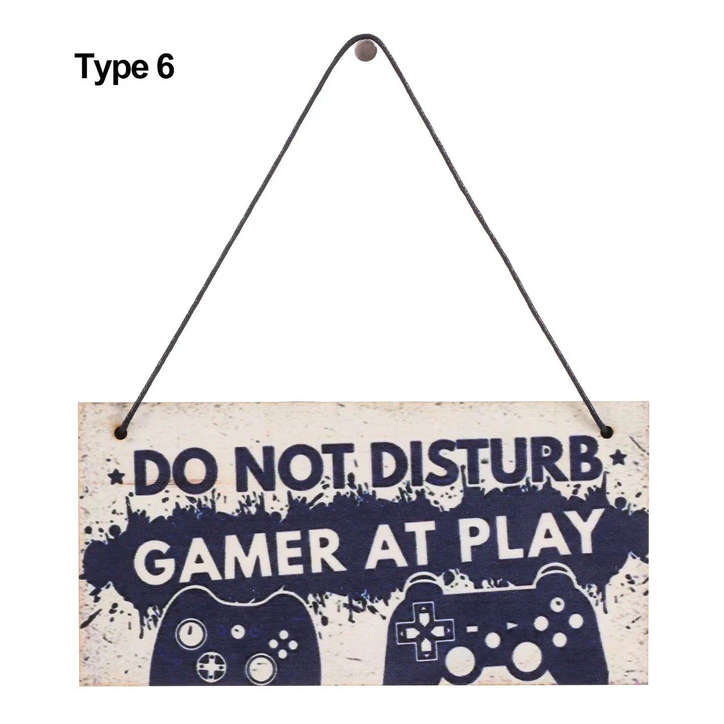 Gaming Room Sign Wood Plaque Do Not Disturb Hanging Pendant I'm Gamer Door Wall Decor Novelty Gift For Teens, Boyfriend, Husband