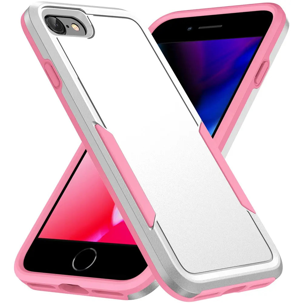 Fit iPhone SE 3 2022 Case Shockproof Hybrid Case Dual Layer Design Hard Cover For iPhone SE 2 2020/iPhone 6/6S/7/8 Plus Cases