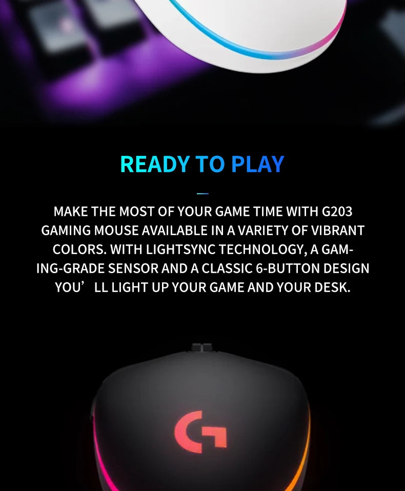 Elevate Your Gaming Aesthetic with Logitech G102 RGB