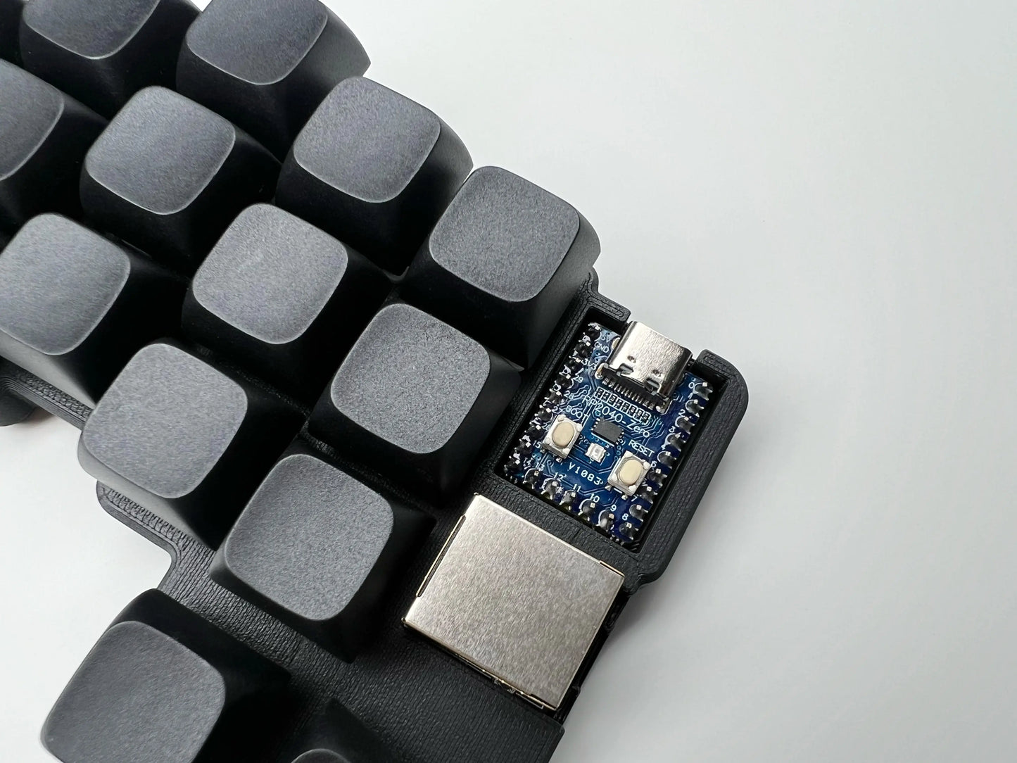 Cheapino V2 Split Keyboard - MX Silent Switches Wired QMK Firmware Vial Ergonomic Mechanical Keyboard Pre-soldered DIY Kit