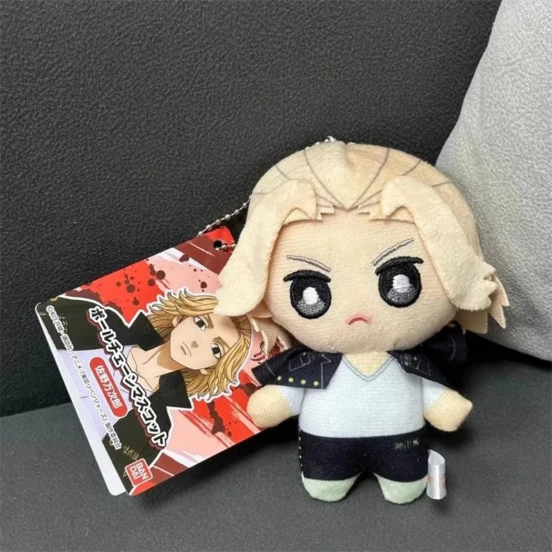 10cm Anime Tokyo Revengers Plush Doll Toy Manjiro Sano Baji Keisuke Matsuno Chifuyu Draken Baji Keisuke Stuffed Toy Pendant Gift