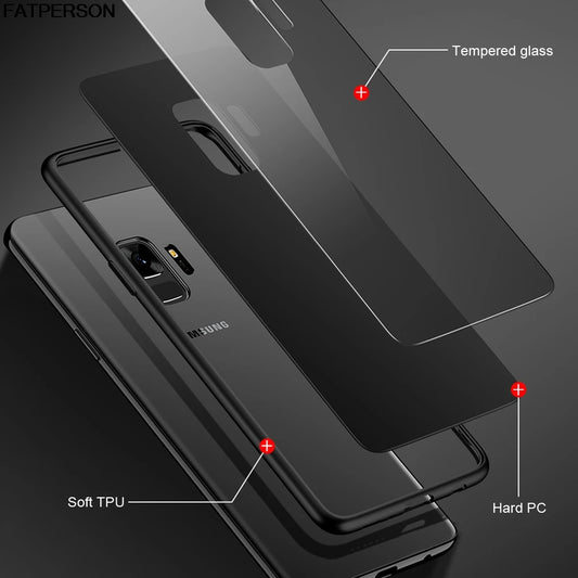 DIY glass Phone case For iphone 17 17Air 17Pro 17 ProMax capa Custom Tempered Glass Phone Case