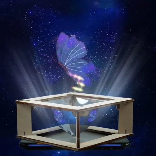 DIY 3D Holographic Projector Kit for Kids  Scientific Production Handmade Puzzle Experimental Materials Small Invention Projects