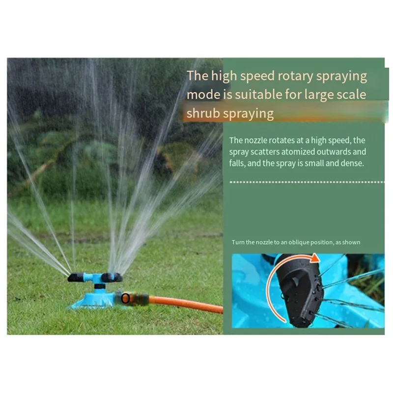 ABKJ-Automatic Sprinkler 360 Degree Automatic Rotating Sprinkler Lawn Garden Irrigation Equipment Rotating Sprinkler