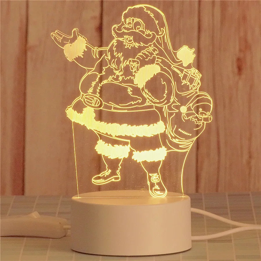 Romantic Love 3D Acrylic Neon Sign Led Lamp for Home Children's Night Lights Table Lamp Birthday Valentine's Day Bedside Lamp