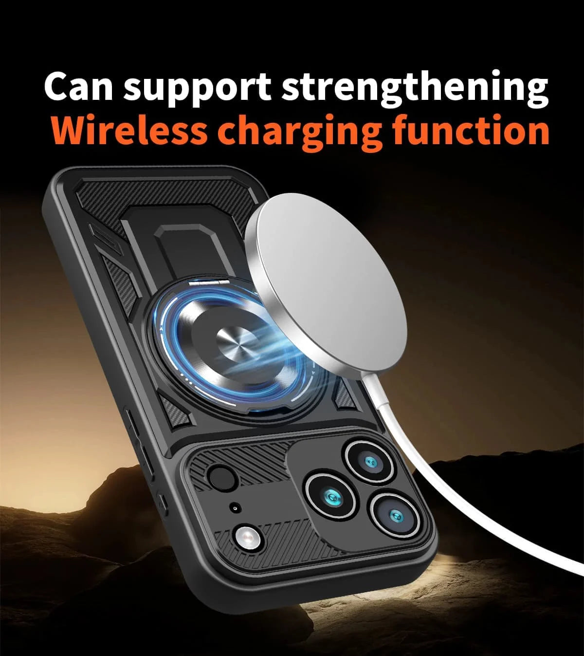 Shock Proof Armor Case For iPhone 17 Air 11 12 13 14 15 16 17 Pro Max Magnetic Heavy Duty Rugged Ring Kickstand Protection Cover