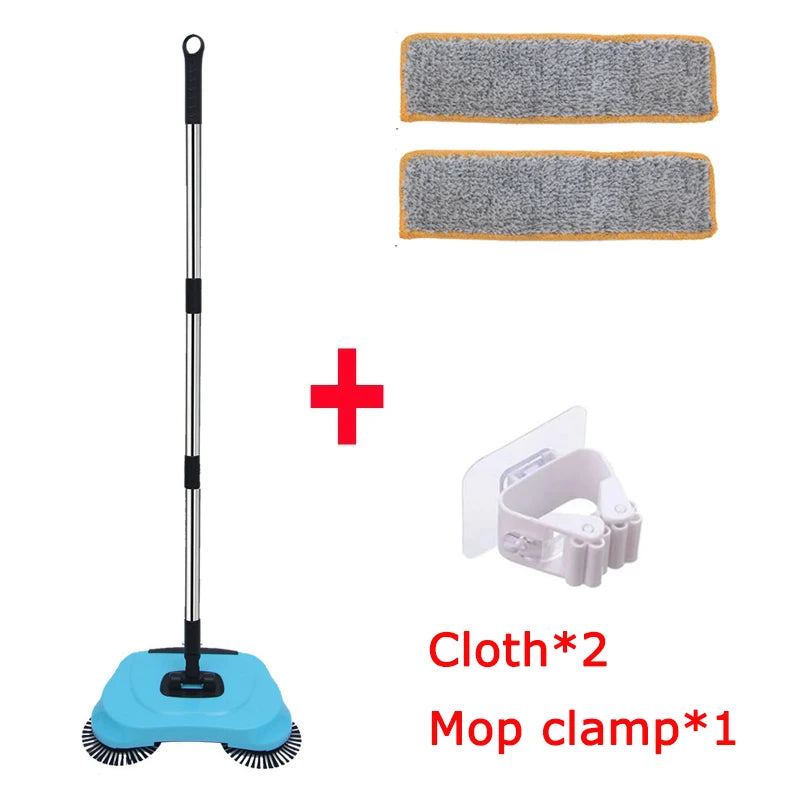 Lazy Sweeper Multifunctional Household Hand Push Vacuum Cleaner Without Dead Corners Broom Dustpan Combination Mop Household