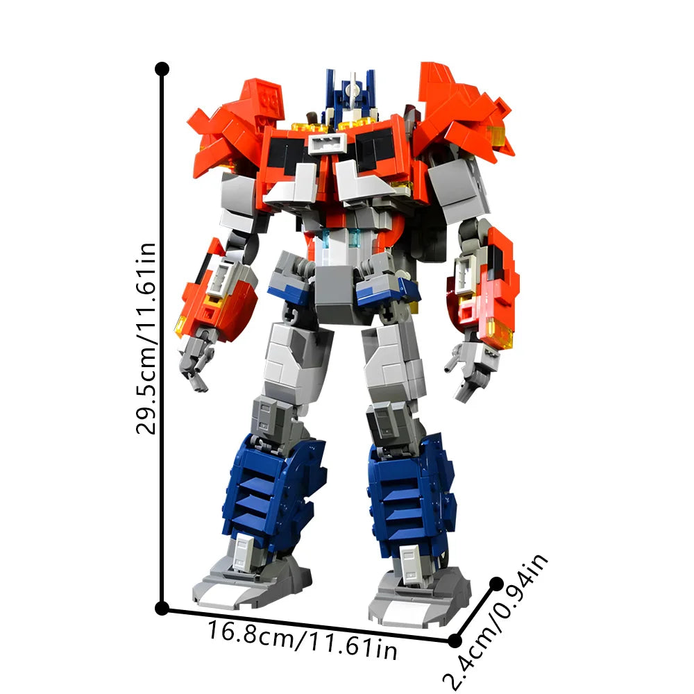 Moc Shapeshifting Robot Building Blocks - DIY Assembly Toy for Kids & Adults, Inspired by Autobots Movies