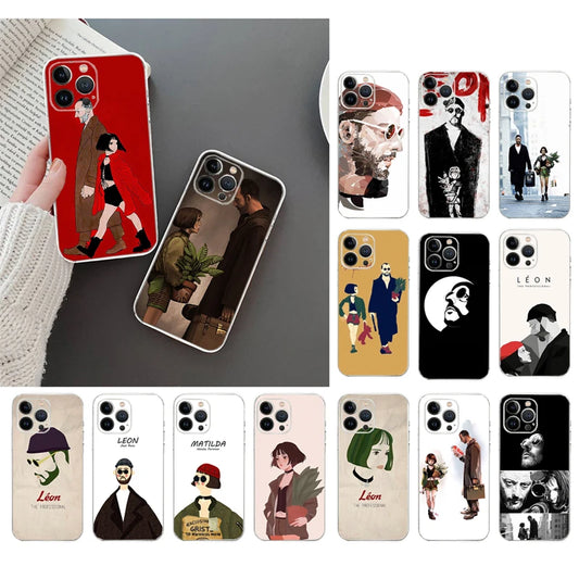 Phone Case For iphone 17 Air 17 16 Pro Max 15 14 13 Pro Max 15 16 Pro 15Plus Leon Matilda Natalie Portman