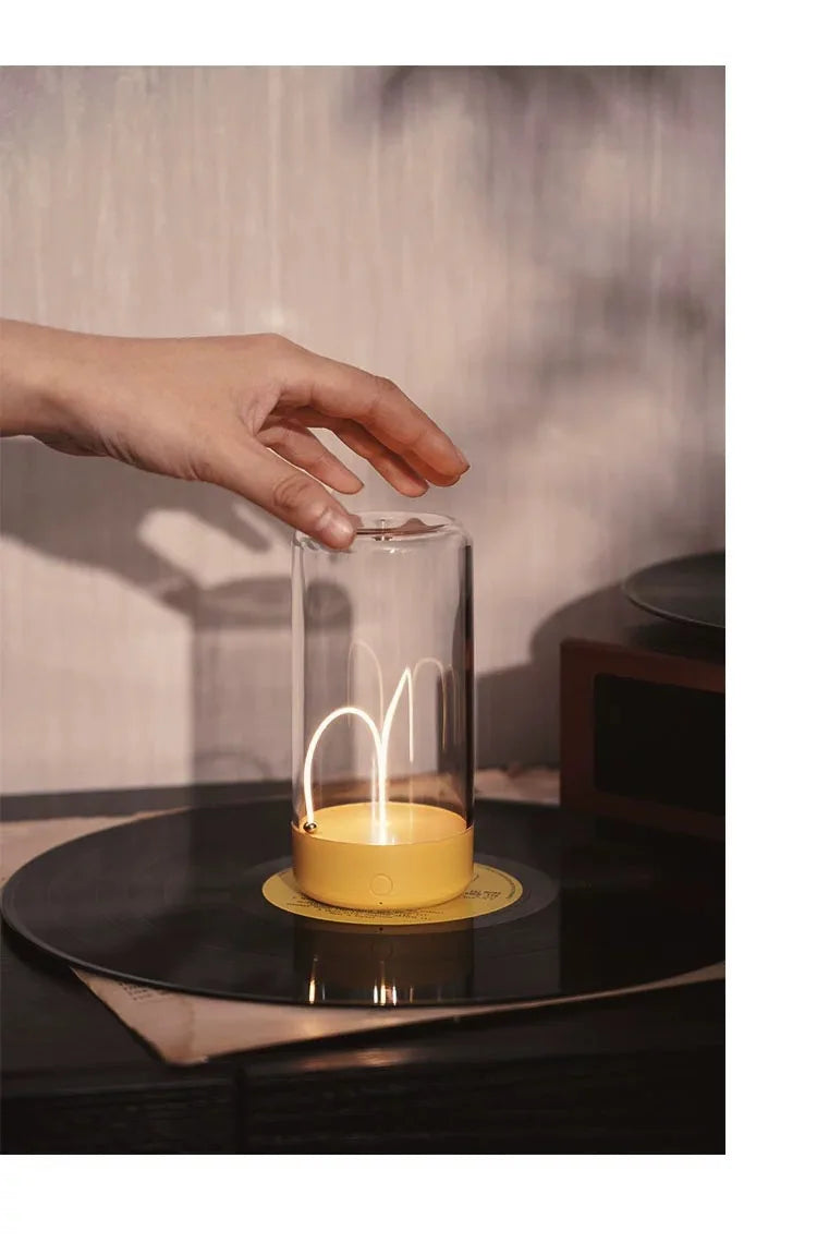 Portable quantum wire ambient magnetic light Type-C charging, eye protection function, bedroom, study, camping, Christmas gift