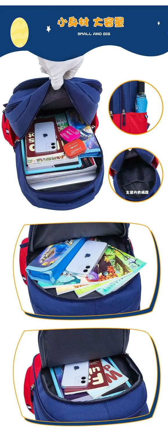 Doraemon cartoon Schoolbag boy Pupil backpack Children Schoolbag 2023 New Lightweight Backpack 35x26x13cm