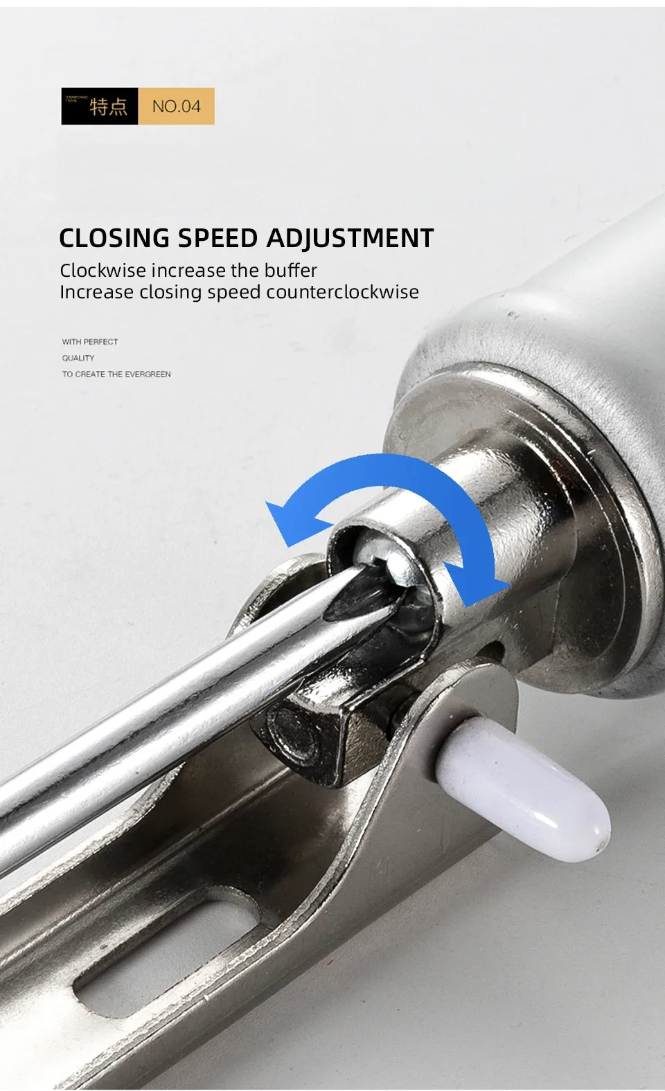 Automatic Spring Door Closer Stop Buffer Speed 90 Degree Positioning Closing Folding Hardware