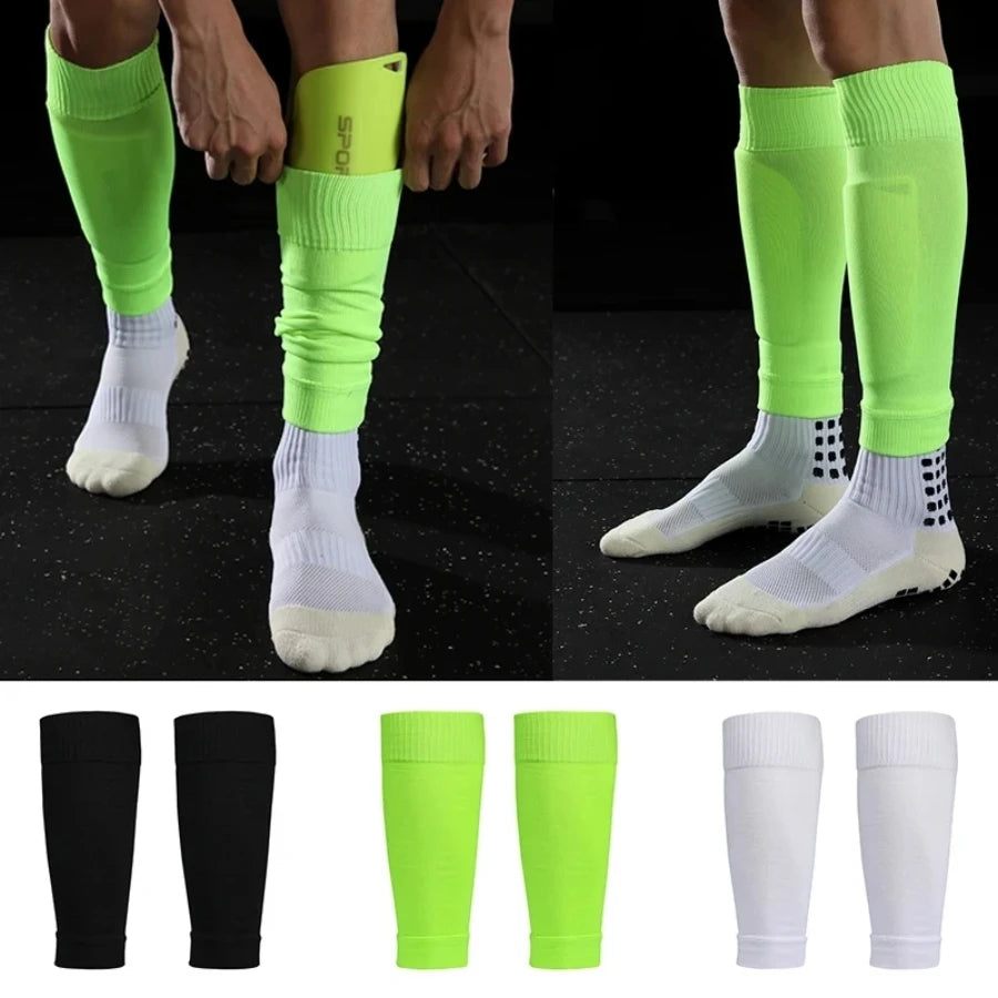 Running Football Calf Socks Football Protectors Long Football Socks Foot Protector Fixed Socks Outdoor Calf Protection Socks