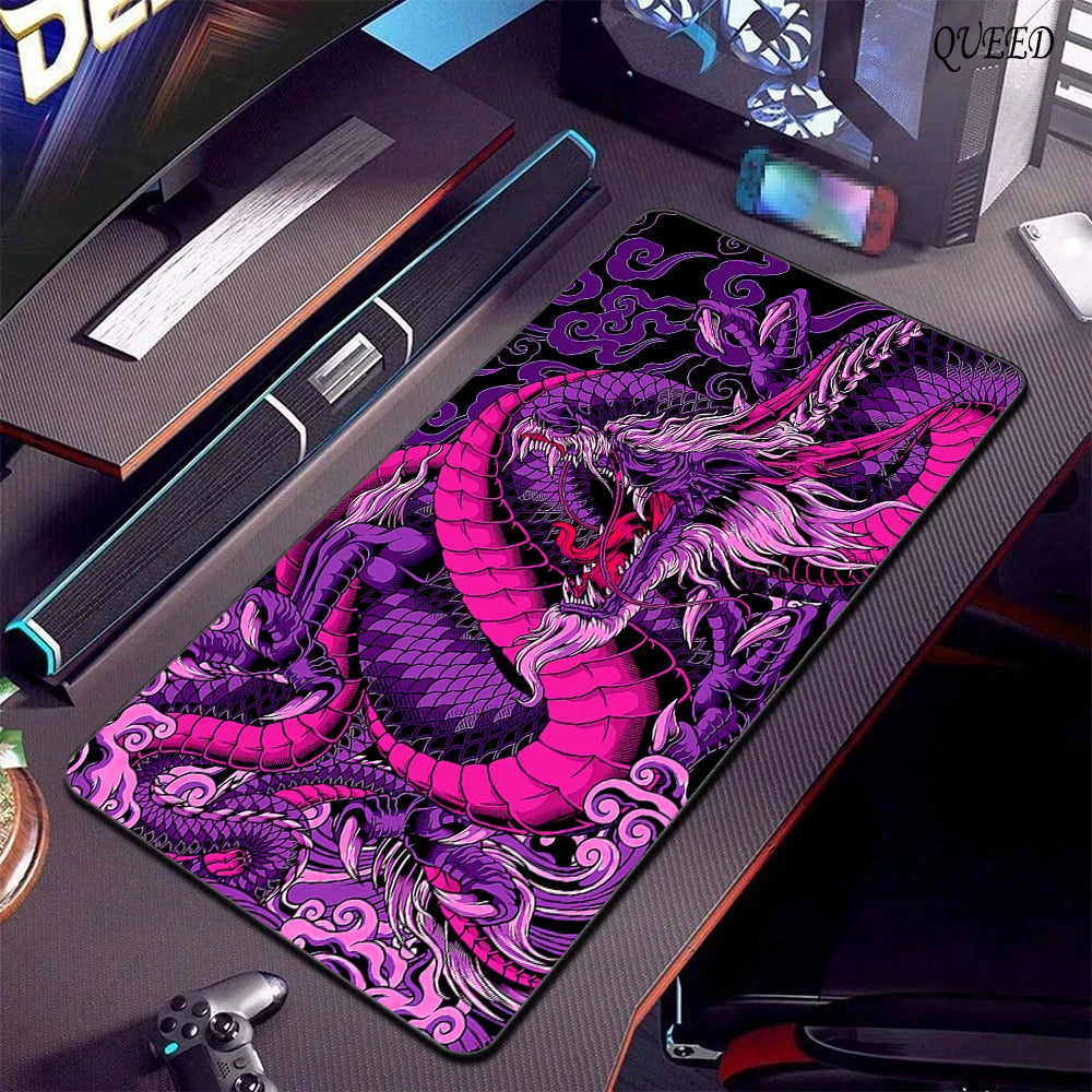 Gaming Mouse Pad Large Dragon Gamer Mousepad Computer Gaming Table Carpet Desk Mat XXL 800x300mm Mouse Mat Rubber Keyboard Pads