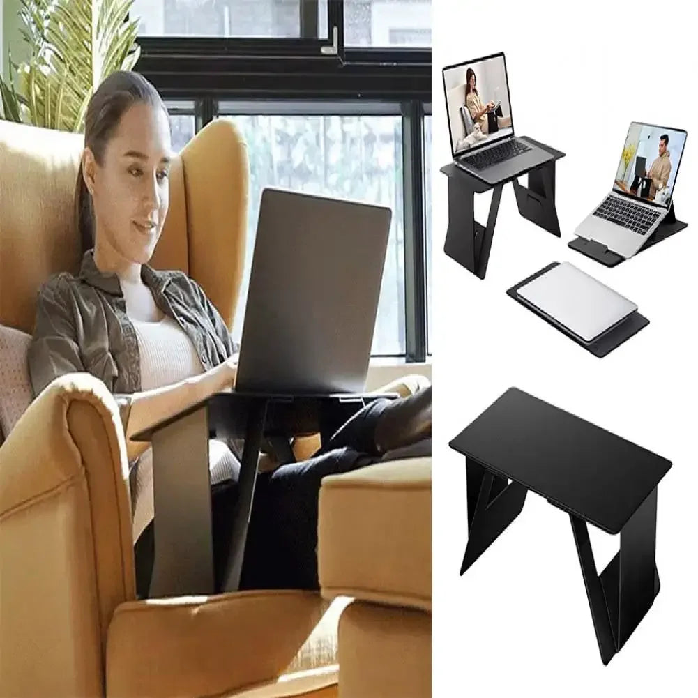 Multi functional foldable laptop stand, book desk,tablet stand,food tray,waterproof and moisture-proof,essential for lazy people